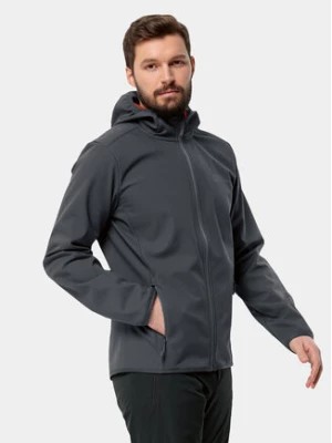 Zdjęcie produktu Jack Wolfskin Kurtka softshell Bornberg Hoody 1307471 Czarny Regular Fit