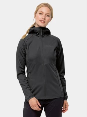 Zdjęcie produktu Jack Wolfskin Kurtka softshell Go Hike Softshell 1306862 Czarny Regular Fit