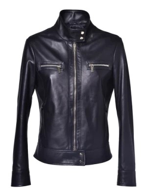 Zdjęcie produktu Jacket in black nappa leather Baldinini