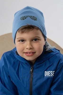 Zdjęcie produktu Jamiks czapka dziecięca GORI kolor niebieski z cienkiej dzianiny