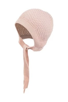 Zdjęcie produktu Jamiks czapka niemowlęca LIV kolor różowy z cienkiej dzianiny