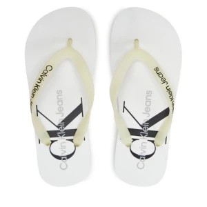 Zdjęcie produktu Japonki Calvin Klein Jeans Beach Sandal Monologo Tpu YW0YW01246 Biały