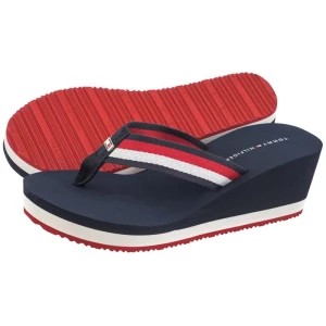 Zdjęcie produktu Japonki Corporate Wedge Beach Sandal Red/White/Blue FW0FW07987 0G0 (TH1080-a) Tommy Hilfiger