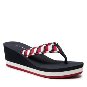 Zdjęcie produktu Japonki Tommy Hilfiger Woven Webbing Wedge Beach Sandal FW0FW06427 Kolorowy