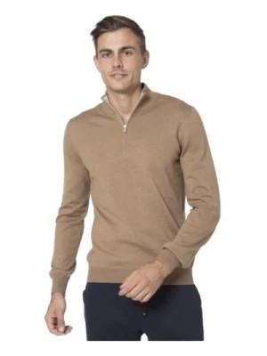 Zdjęcie produktu Jasnobrązowy Sweter z Zamkiem Gran Sasso