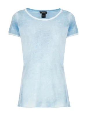 Zdjęcie produktu Jasnoniebieska Bawełniana Koszulka dla Kobiet Avant Toi