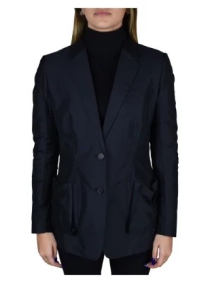 Zdjęcie produktu Jasnoniebieska sportowa kurtka z guzikami Prada