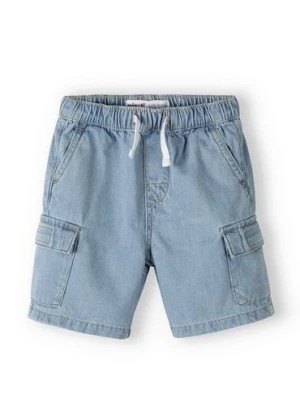 Zdjęcie produktu Jasnoniebieskie szorty jeansowe typu bojówki Minoti