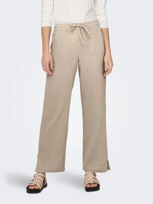 Zdjęcie produktu JDY Spodnie w kolorze beżowym rozmiar: XL/L32