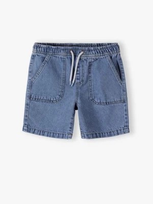 Zdjęcie produktu Jeansowe szorty dla chłopca - niebieskie - 5.10.15.