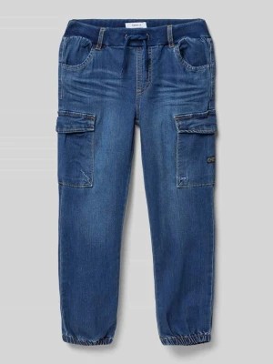 Zdjęcie produktu Jeansy cargo o kroju baggy fit z elastycznymi wykończeniami model ‘BEN’ name it