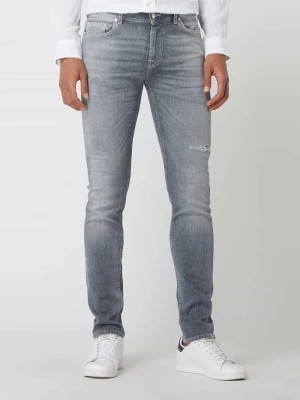 Zdjęcie produktu Jeansy o kroju skinny fit z dodatkiem streczu model ‘Ronnie’ 7 For All Mankind