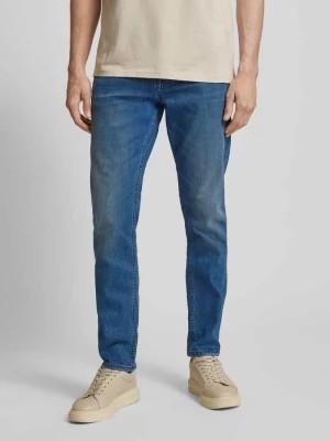 Zdjęcie produktu Jeansy o kroju slim fit w jednolitym kolorze model ‘Josh’ Tom Tailor