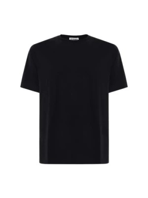 Zdjęcie produktu Jednokolorowy Bawełniany T-Shirt z Dekoltem w Szpic Jil Sander