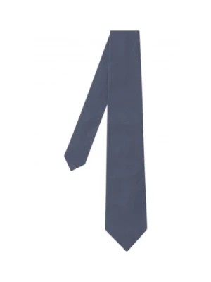 Zdjęcie produktu Jednokolorowy Jedwabny Krawat w Kolorze Benzyny Paul Smith