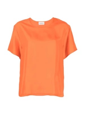 Zdjęcie produktu Jedwabne Pomarańczowe T-shirty i Pola P.a.r.o.s.h.