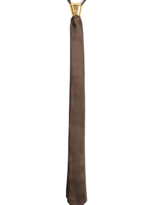 Zdjęcie produktu Jedwabny krawat z ceramicznym złotym węzłem Corsinelabedoli