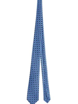 Zdjęcie produktu Jedwabny Krawat z Kwiatowym Wzorem Kiton