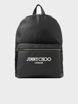 Zdjęcie produktu Jimmy Choo Czarny plecak z kontrastowym logo