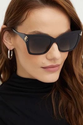 Zdjęcie produktu Jimmy Choo okulary przeciwsłoneczne damskie kolor czarny 0JC5012