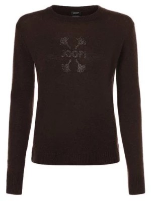 Zdjęcie produktu JOOP! Damski sweter z czystego kaszmiru Kobiety Kaszmir brązowy jednolity,