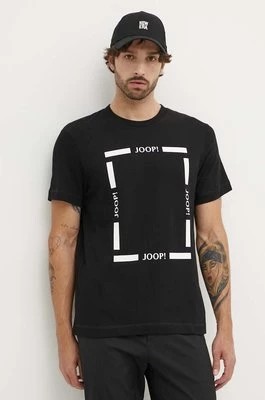 Zdjęcie produktu Joop! t-shirt bawełniany męski kolor czarny z nadrukiem 30042368