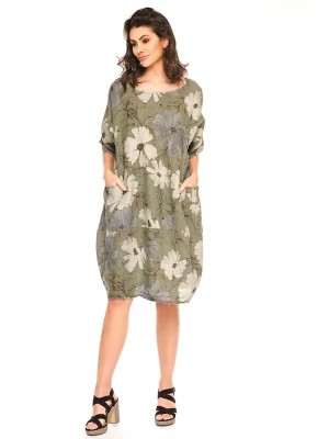 Zdjęcie produktu Joséfine Lniana sukienka "Forget" w kolorze khaki rozmiar: XL
