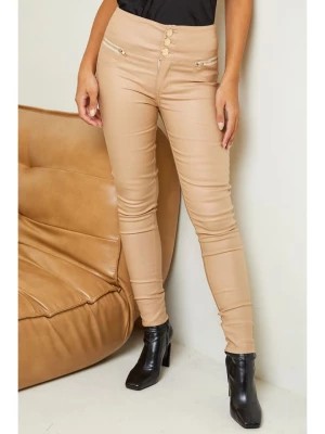 Zdjęcie produktu Joséfine Spodnie "Vinci" w kolorze beżowym rozmiar: 36