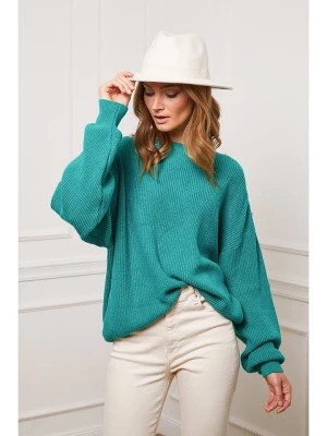 Zdjęcie produktu So Cachemire Sweter "Burny" w kolorze zielonym rozmiar: XL