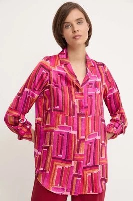Zdjęcie produktu Joseph Ribkoff koszula damska kolor różowy regular z kołnierzykiem klasycznym 243939
