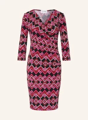 Zdjęcie produktu Joseph Ribkoff Sukienka Z Rękawem 3/4 W Stylu Kopertowym pink