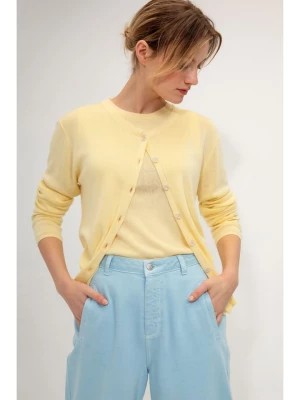 Zdjęcie produktu Josephine & Co Kardigan "Glenn" w kolorze żółtym rozmiar: L