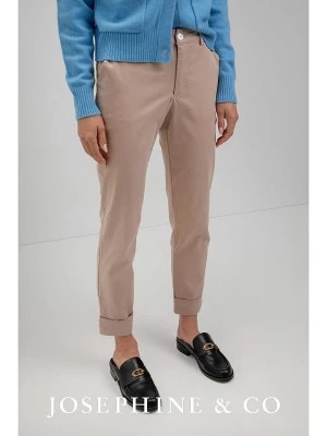 Zdjęcie produktu Josephine & Co Spodnie "Les" w kolorze beżowym rozmiar: 38