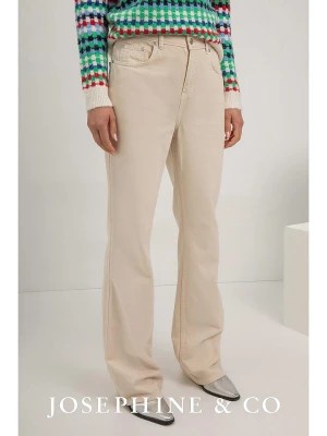 Zdjęcie produktu Josephine & Co Spodnie "Serge" w kolorze beżowym rozmiar: 38