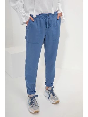 Zdjęcie produktu Josephine & Co Spodnie w kolorze niebieskim rozmiar: 36