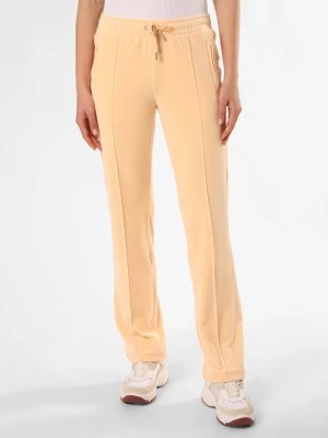 Zdjęcie produktu Juicy by Juicy Couture Damskie spodnie dresowe - Tina Kobiety pomarańczowy|różowy jednolity,