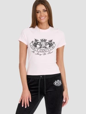 Zdjęcie produktu JUICY COUTURE Różowy t-shirt Enzo Dog Crest