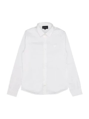 Zdjęcie produktu Junior Biała Koszula z Bawełny Emporio Armani