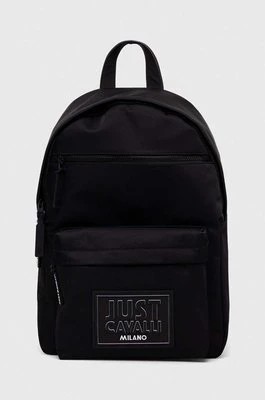 Zdjęcie produktu Just Cavalli plecak męski kolor czarny duży z aplikacją 76QA4B31 ZSA16