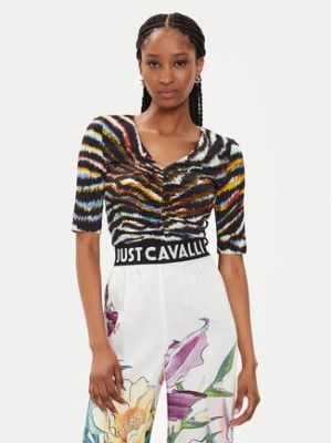 Zdjęcie produktu Just Cavalli T-Shirt 76PAH617 Kolorowy Slim Fit