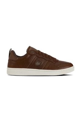 Zdjęcie produktu K-Swiss sneakersy skórzane LOZAN MATCH LUX kolor brązowy 04308.202.M