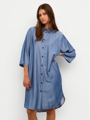 Zdjęcie produktu Kaffe Sukienka koszulowa Leonora 10508304 Niebieski Loose Fit