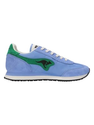Zdjęcie produktu Kangaroos Skórzane sneakersy "Aussie 2.0" w kolorze niebiesko-zielonym rozmiar: 37