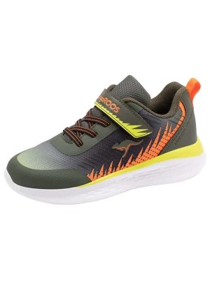 Zdjęcie produktu Kangaroos Sneakersy "Athleisure" w kolorze oliwkowo-pomarańczowym rozmiar: 28