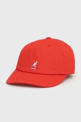 Zdjęcie produktu Kangol czapka bawełniana kolor czerwony z aplikacją K5165HT.CG637-CG637