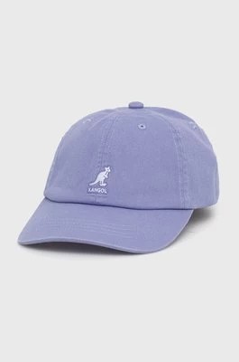 Zdjęcie produktu Kangol czapka bawełniana kolor fioletowy gładka K5165HT.IL525-IL525