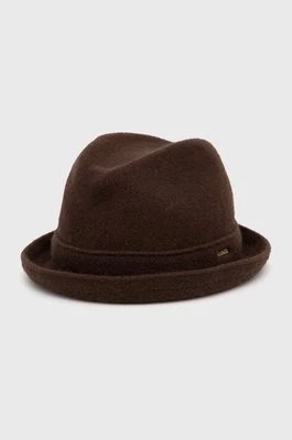 Zdjęcie produktu Kangol Kapelusz kolor brązowy wełniany