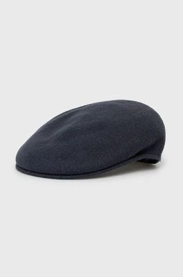 Zdjęcie produktu Kangol kaszkiet kolor granatowy wełniany