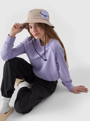 Zdjęcie produktu Kapelusz bucket hat dziewczęcy - beżowy 4F JUNIOR