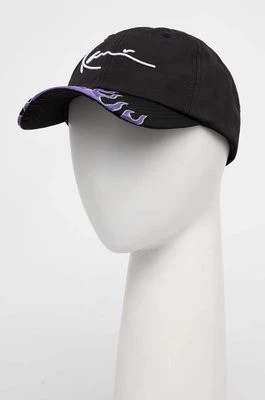 Zdjęcie produktu Karl Kani czapka z daszkiem kolor czarny z aplikacją